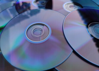 close up of a cd