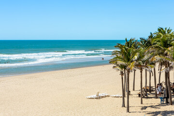 Porto das Dunas beach at the Aquiraz district in Fortaleza, Brazil.