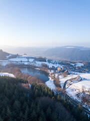Obraz premium Saint Sixte, drone