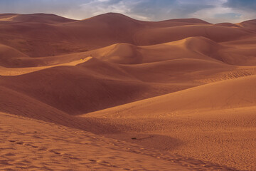 Fototapeta na wymiar Sunset over the Great Sand Dunes National Park