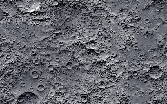 Moon surface. Seamless texture background.