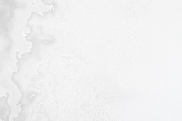 Monochromatic wavy and cloudy layout on solid sheet of wallpaper. Concept of home decor and interior designing