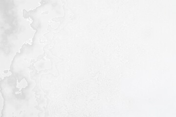 Monochromatic wavy and cloudy layout on solid sheet of wallpaper. Concept of home decor and interior designing