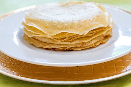 Panquecas crepes acabados de fazer