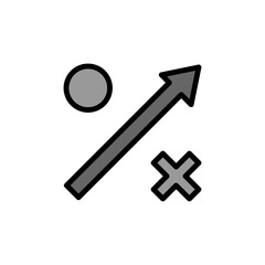 Plan colored icon. Simple color element illustration. Plan concept outline symbol design from Business strategy set. Can be used for web and mobile