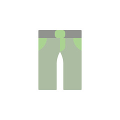 Golf trousers colored icon. Simple colored element illustration. Golf trousers concept symbol design from golf set. Can be used for web and mobile