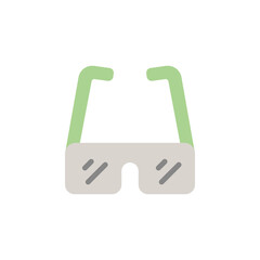 Sunglasses colored icon. Simple colored element illustration. Sunglasses concept symbol design from golf set. Can be used for web and mobile