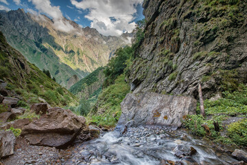 mountain river in the mountains