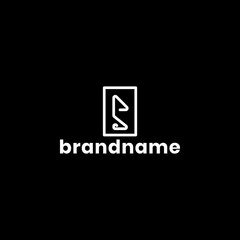 flat letter logo design. letter s logo. 