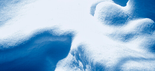 Background. Winter landscape. The texture of the snow