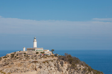 Fototapeta na wymiar Faro am Kap Formentor