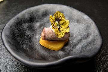 close up of a flower