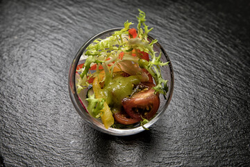 salad with vegetables