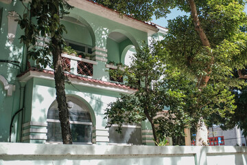 Old Macao building portuguese architecture