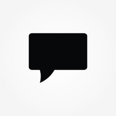 simple icon buuble, chat, message, talk, comment vector illustration