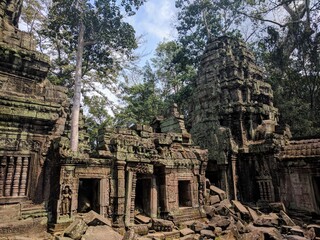 Naklejka premium Angkor Temples in Cambodia - February 2017