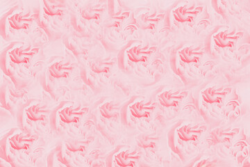 Pink abstract background with vintage floral pattern