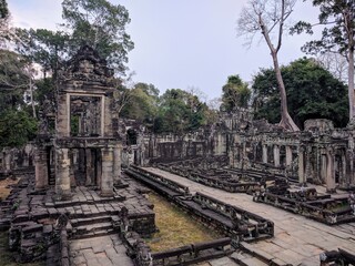 Obraz premium Angkor Temples in Cambodia - February 2017