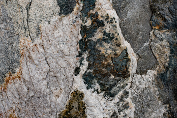 Gray stone texture close up