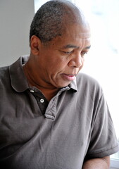 African american male expressions indoors.