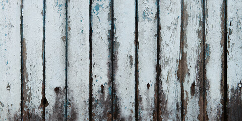 Old cracked color wood plank