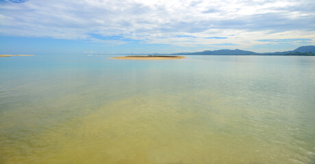 Tropical sea beach with beautiful seascape