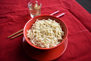 Noodles in a bowl 3