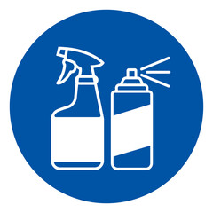 Disinfect Surface Symbol Sign, Vector Illustration, Isolate On White Background Label .EPS10