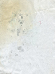 Texture of old paper in drips and mold