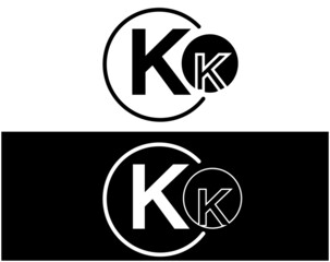 Fototapeta premium This is Double K logo good for business