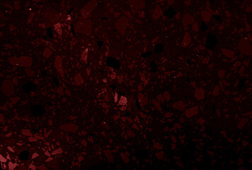 Beautiful abstract red grunge marble on black background, yellow granite tiles floor on orange...
