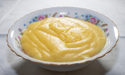 Polenta feita no Brasil 