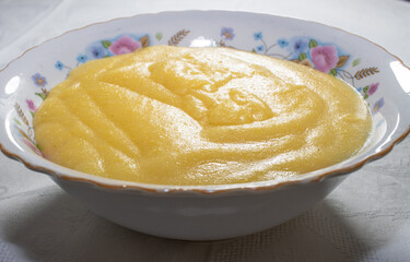 Polenta feita no Brasil 