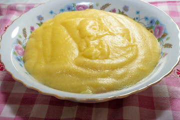 Polenta feita no Brasil 