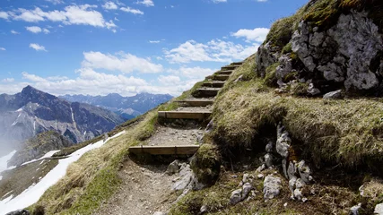 Wanddecoratie Huisarts Karwendel Stufen nach oben  © Sandra