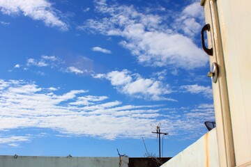 Deep Blue Sky Roof Top