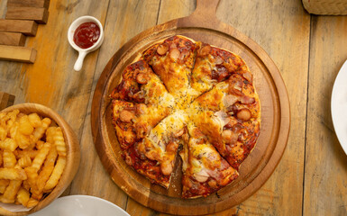 Pizza Ham and Cheese Sausage