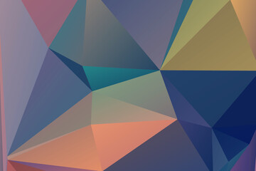 Abstract Color Polygon Background Design, Abstract Geometric Origami Style With Gradient. Presentation,Website, Backdrop, Cover,Banner,Pattern Template