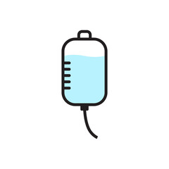 Therapy dropper icon design isolated on white background