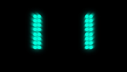 Studio spotlight. Award ceremony at the stadium with lighting. Stage illuminate shines up. Projector blue bright stadium arena lights Stock illustration. © Victor