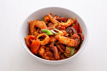 Korean Style Spicy Squid with Pork