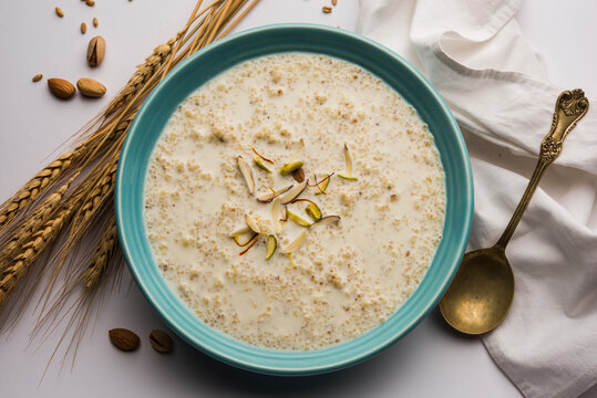 Daliya Kheer&nbsp;or Meetha Dalia is a delicious and healthy Indian Dessert made with broken or cracked wheat