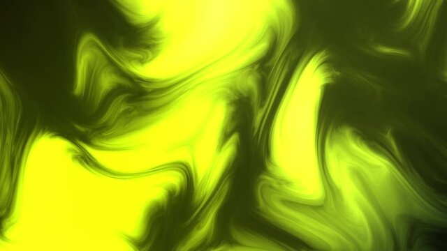 Swirls blending seamless pattern, Yellow and black color background texture