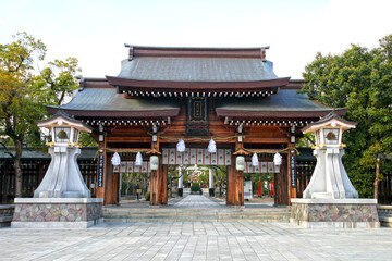 The Minatogawa Shrine in Kobe, Kansai, Japan.