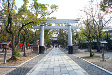 The Minatogawa Shrine in Kobe, Kansai, Japan.