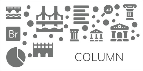 column icon set