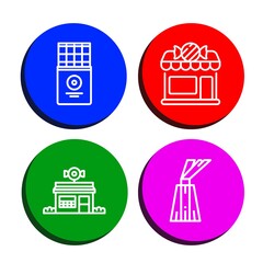 confectionery icon set