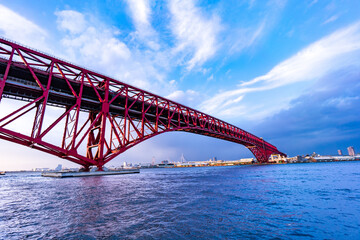 日本最大のトラス橋　大阪　港大橋