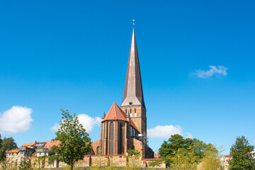 St. Peter's Church also Church of St. Peter (Petrikirche) Rostock (Mecklenburg Vorpommern) Western...