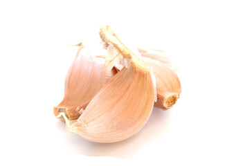 garlic isolated on white background
